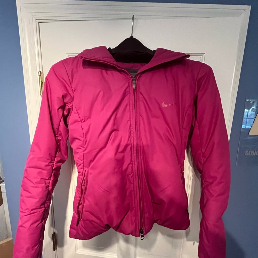 Nike Magenta Puffer Jacket